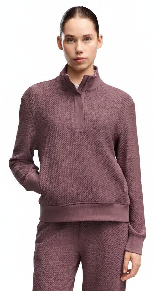 Puma Boulder 1/2 Zip dámska mikina, rich cocoa