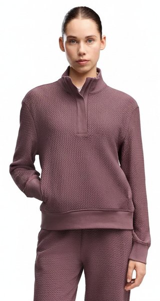 Puma Boulder 1/2 Zip dámska mikina, rich cocoa
