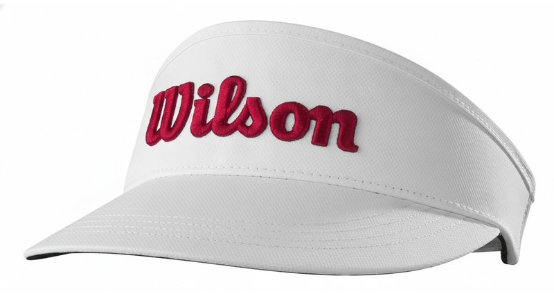 Wilson Tour Visor pánsky šilt, bielo/červený