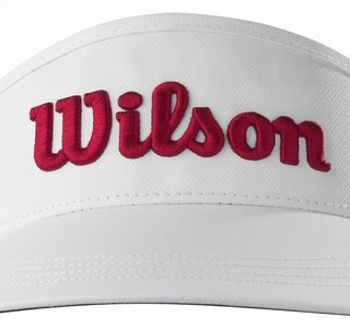 Wilson Tour Visor pánsky šilt, bielo/červený