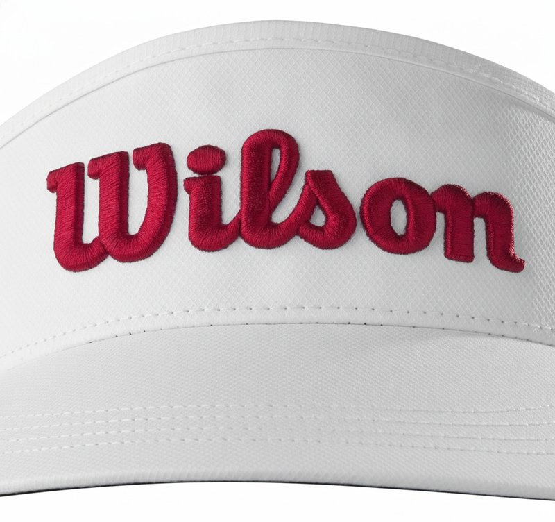 Wilson Tour Visor pánsky šilt, bielo/červený