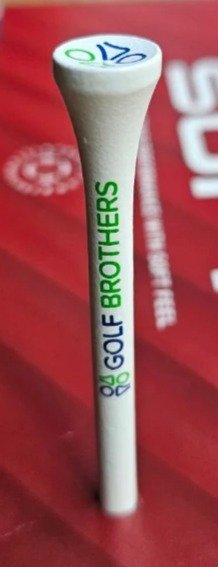 Golf Brothers Tees (bambus), biele, 70mm, 50ks