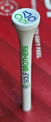 Golf Brothers Tees (bambus), biele, 70mm, 50ks