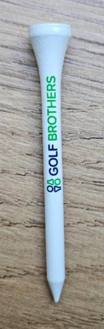 Golf Brothers Tees (bambus), biele, 70mm, 50ks