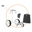 JuStar White Incl. scorecard holder and carry bag STAR-TC elektrický vozík, biely