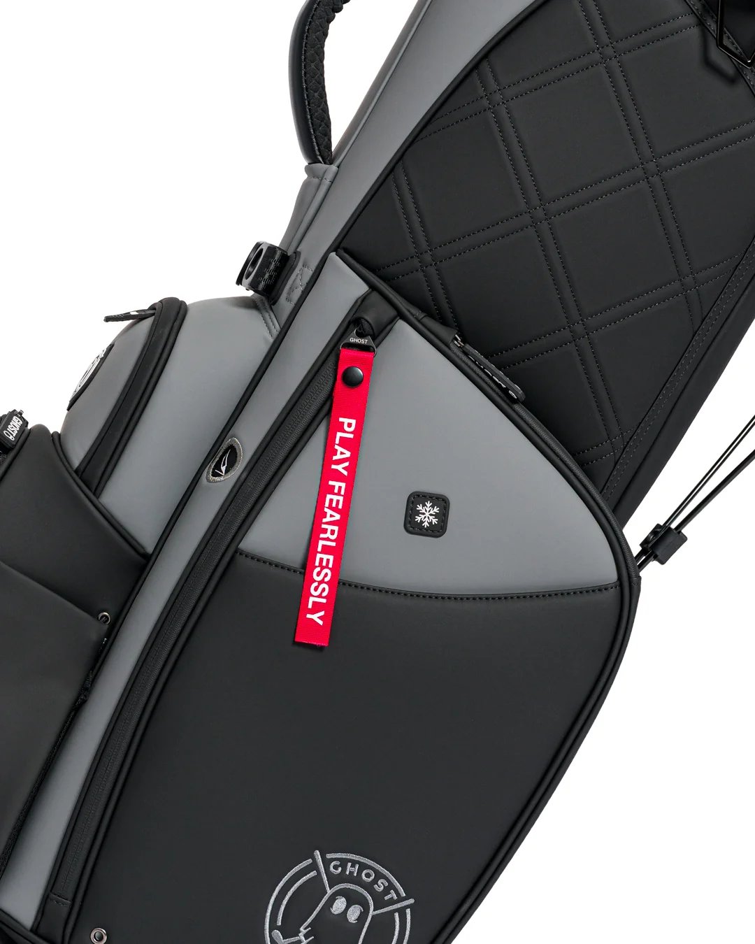 Ghost Golf Anyday Kovert Ops 14-way stand bag, čierny/sivý