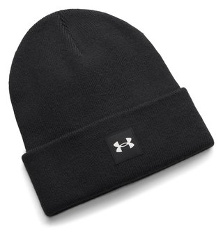Under Armour Halftime Cuff zimná čepica, čierno/biela