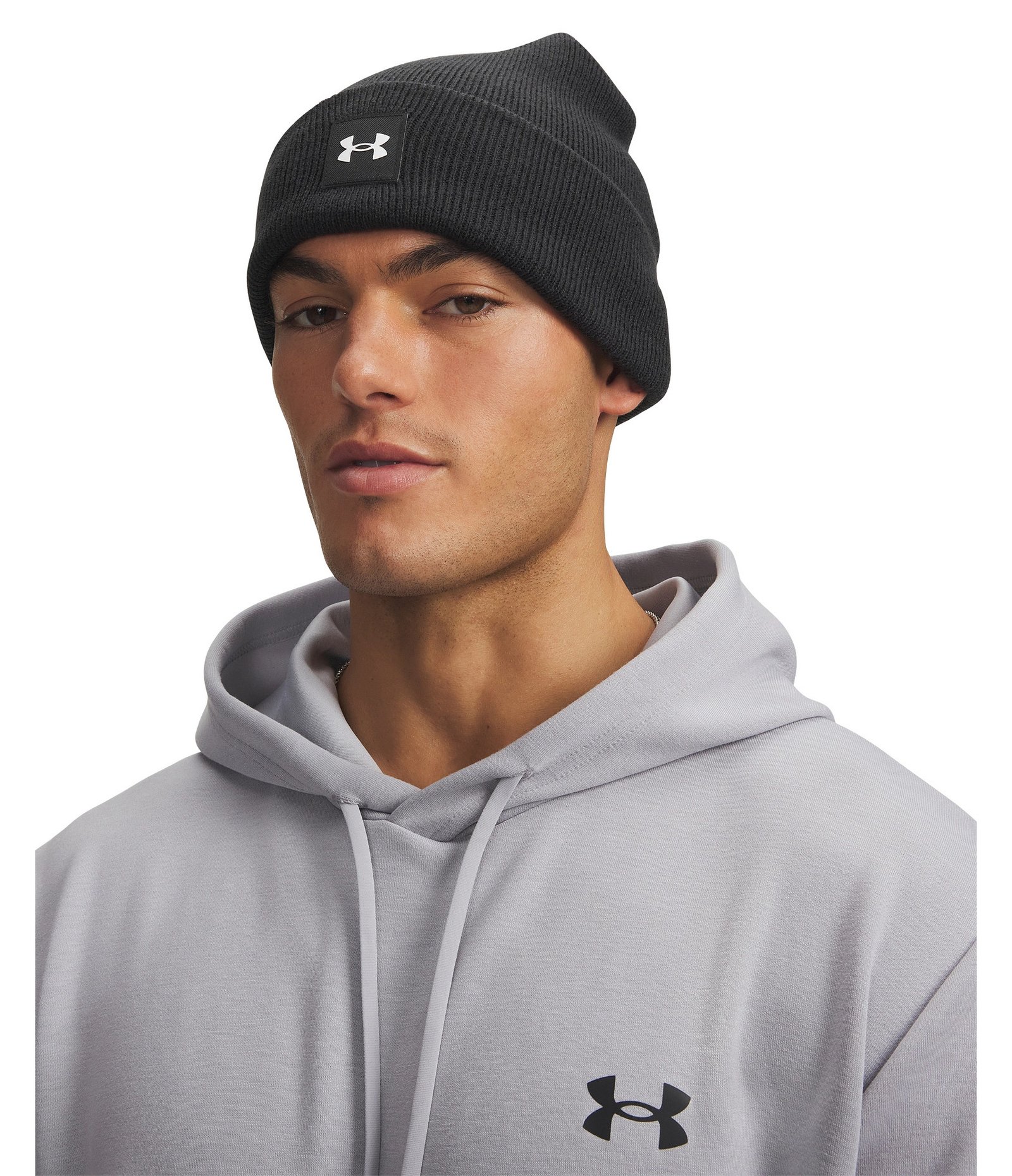 Under Armour Halftime Cuff zimná čepica, čierno/biela