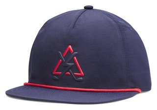 Under Armour Drive 5 Panel Hazard pánska kšiltovka, midnight navy/red