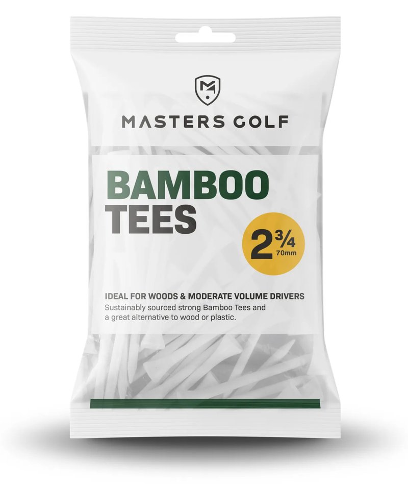 Masters Golf Bamboo Tees 70 mm (2 3/4"), 20 týčok, biele