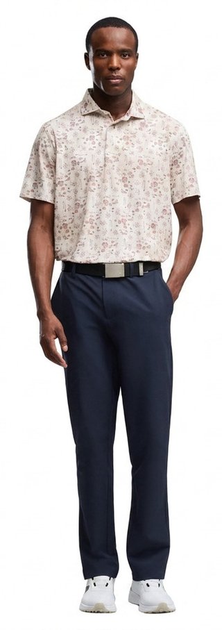 Puma Cloudspun Coastal Claret pánske polo, birch