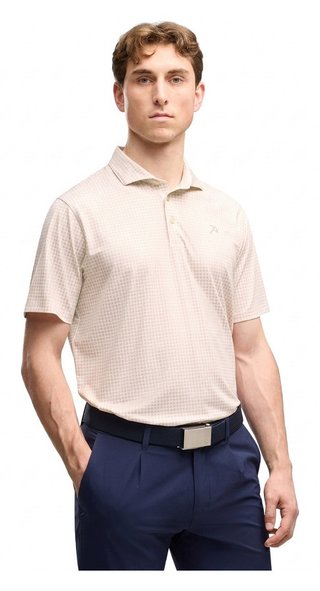 Puma X Arnold Palmer MATTR Geo pánske polo, alpine snow/rose glow