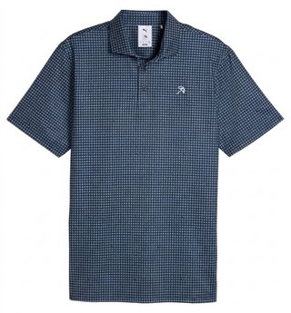 Puma X Arnold Palmer MATTR Geo pánske polo, deep navy/lemon butter