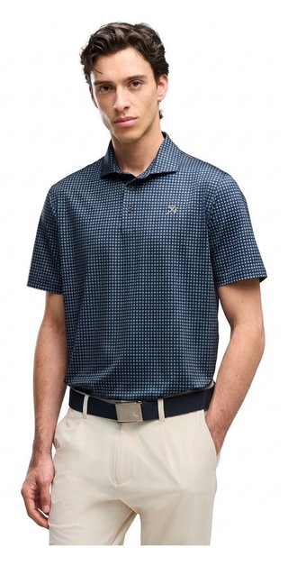 Puma X Arnold Palmer MATTR Geo pánske polo, deep navy/lemon butter
