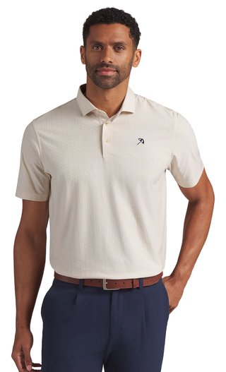 Puma X Arnold Palmer Jacquard pánske polo, alpine snow