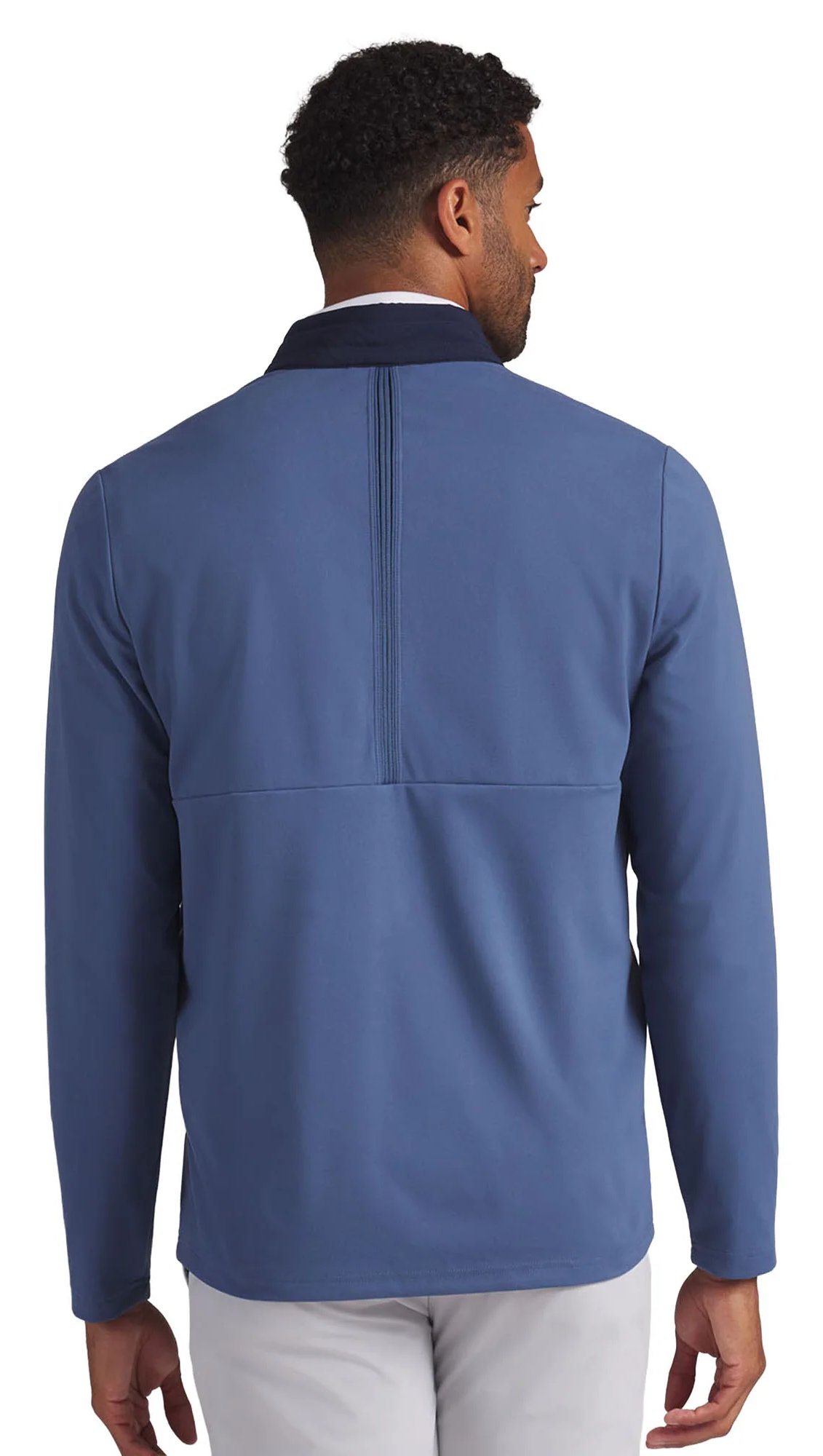 Puma Cloudspun Tech Hybrid 1/2-Zip pánska mikina, deep navy