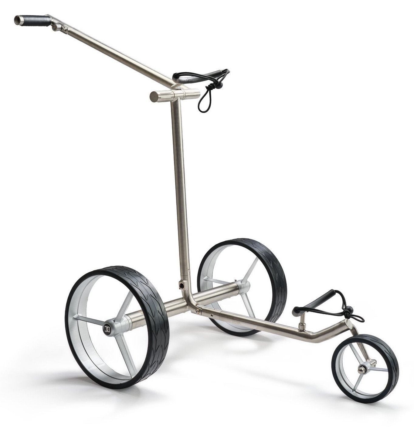 Davies Caddy Premium M Brush DHC elektrický vozík, strieborný