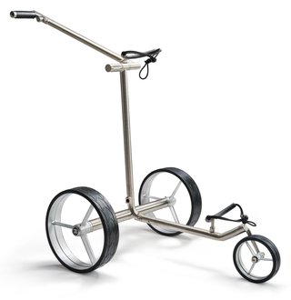 Davies Caddy Premium M Brush DHC elektrický vozík, strieborný