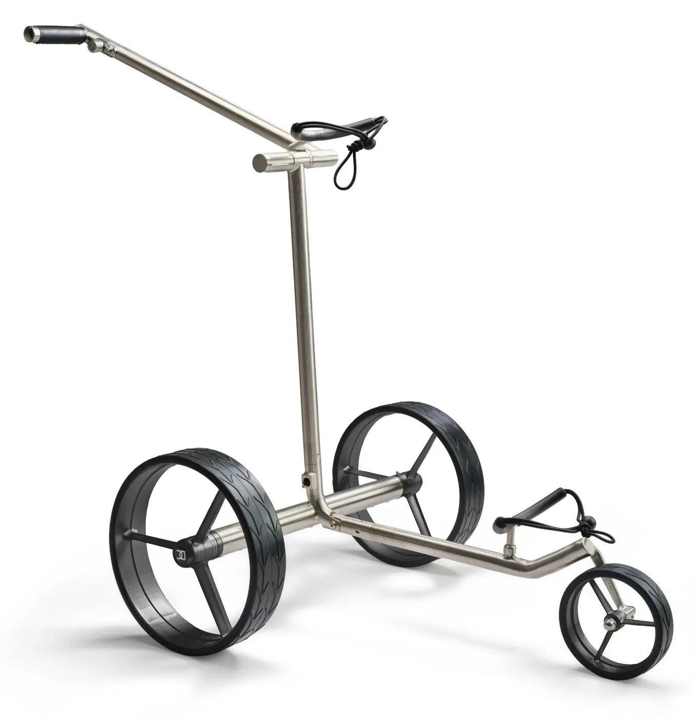 Davies Caddy Premium M Brush DHC elektrický vozík, strieborný