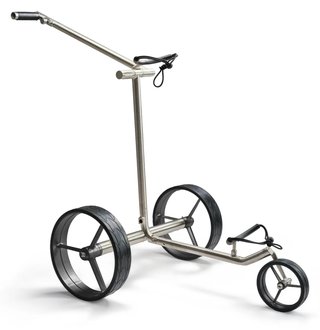 Davies Caddy Premium M Brush DHC elektrický vozík, strieborný