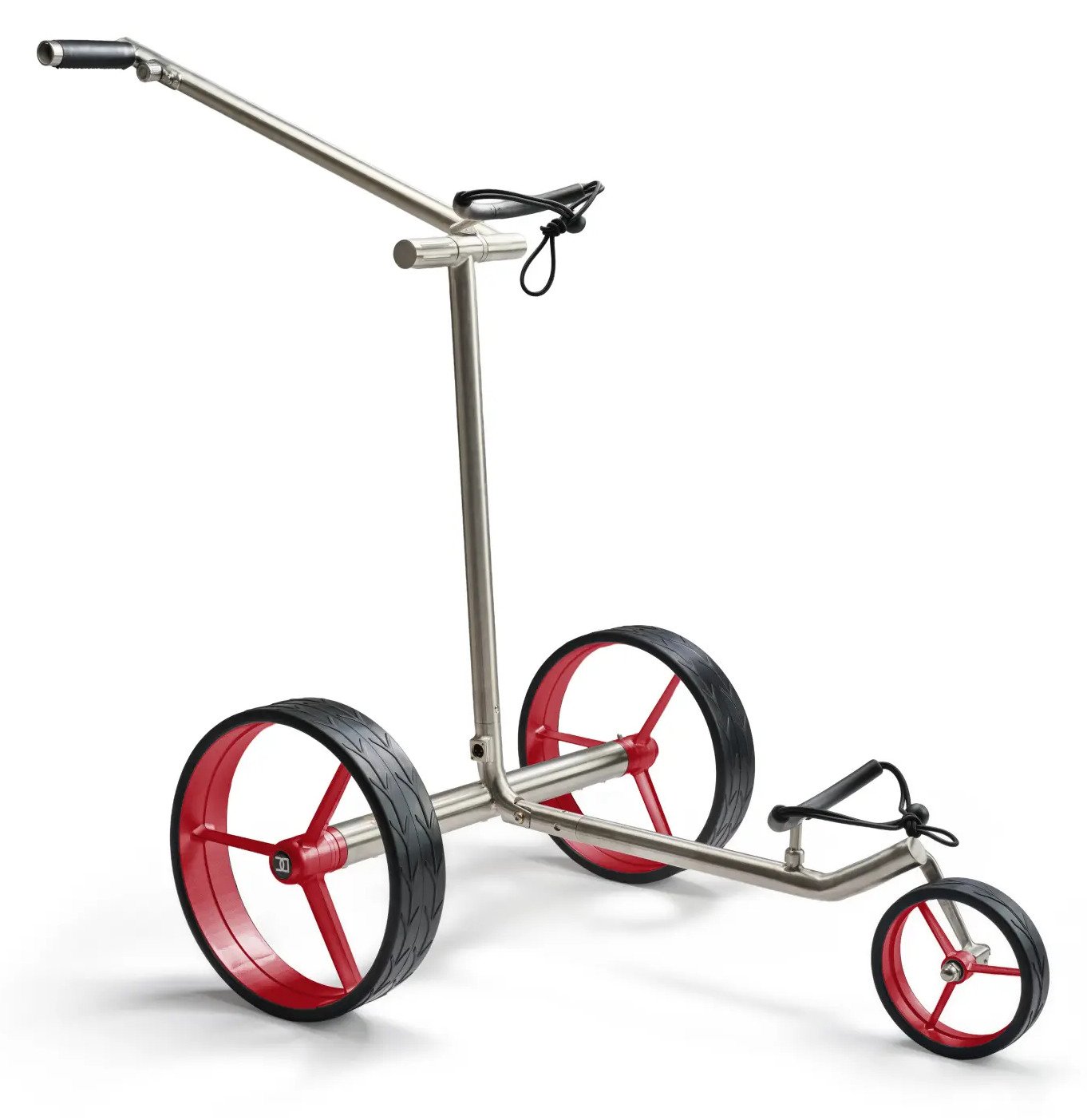 Davies Caddy Premium M Brush DHC elektrický vozík, strieborný