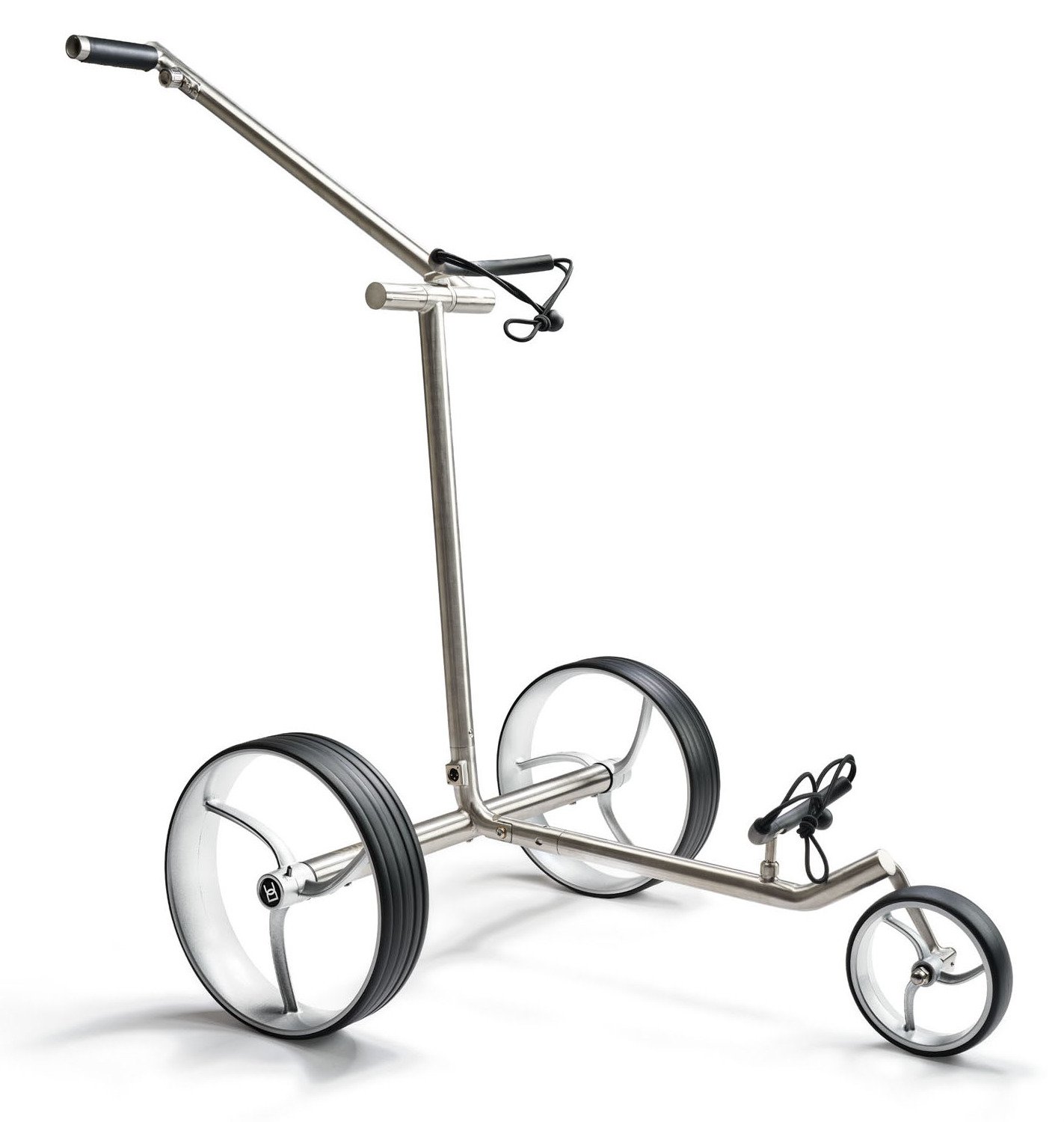Davies Caddy Premium S Brush DHC elektrický vozík, strieborný