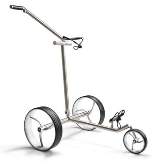 Davies Caddy Premium S Brush DHC elektrický vozík, strieborný