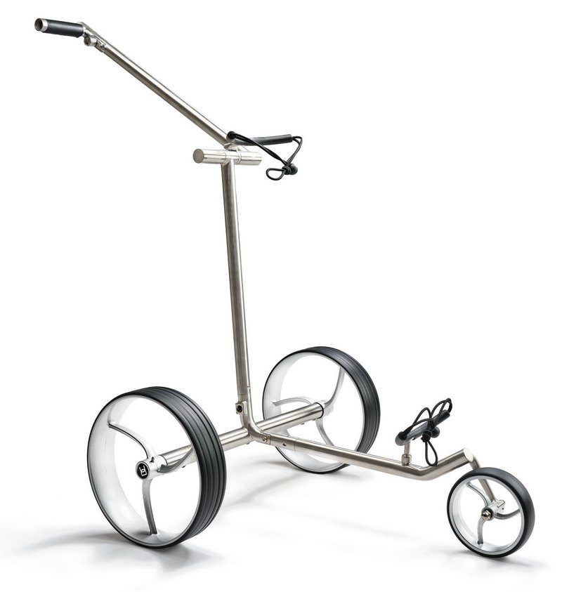Davies Caddy Premium S Brush DHC elektrický vozík, strieborný
