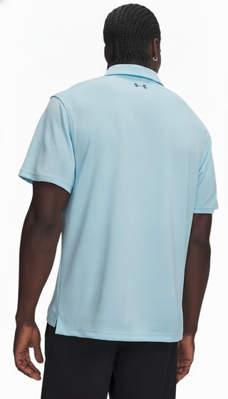 Under Armour Tech pánske polo, opal blue/pitch gray