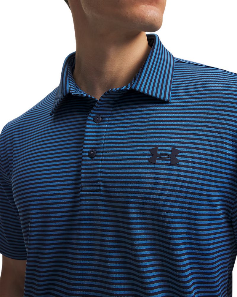 Under Armour Playoff 3.0 pánske polo, midnight navy/aegean blue