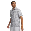 Under Armour Playoff 3.0 Printed pánske polo, sivé