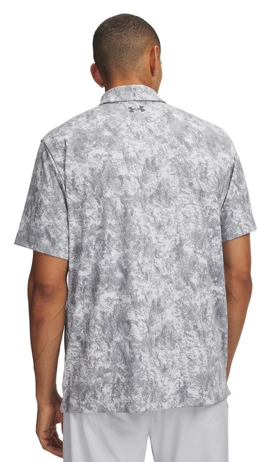 Under Armour Playoff 3.0 Printed pánske polo, sivé