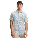 Under Armour Playoff 3.0 Printed pánske polo, biele