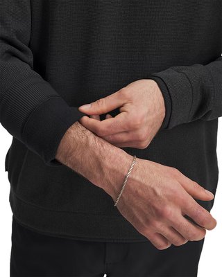 Under Armour Fleece Crew pánsky sveter, čierny