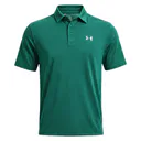 Under Armour Tee To Green Pique pánske polo, campus ivy/biele
