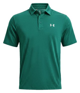 Under Armour Tee To Green Pique pánske polo, campus ivy/biele