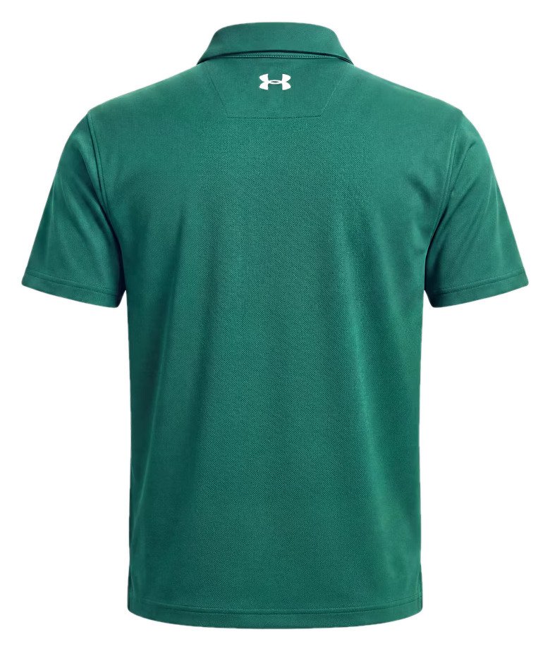 Under Armour Tee To Green Pique pánske polo, campus ivy/biele