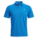 Under Armour Tee To Green Pique pánske polo, aegean blue/white