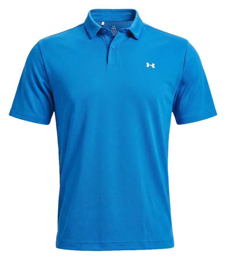 Under Armour Tee To Green Pique pánske polo, aegean blue/white