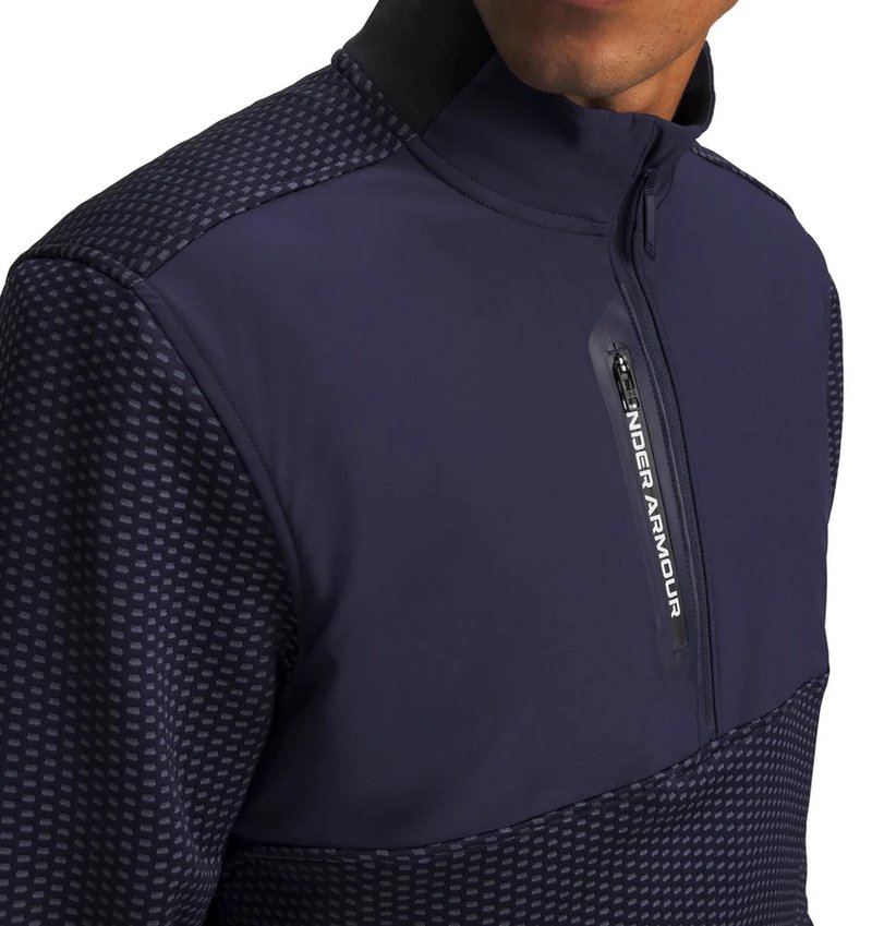 Under Armour Drive Pro Hybrid HZ pánska bunda, midnight navy/white