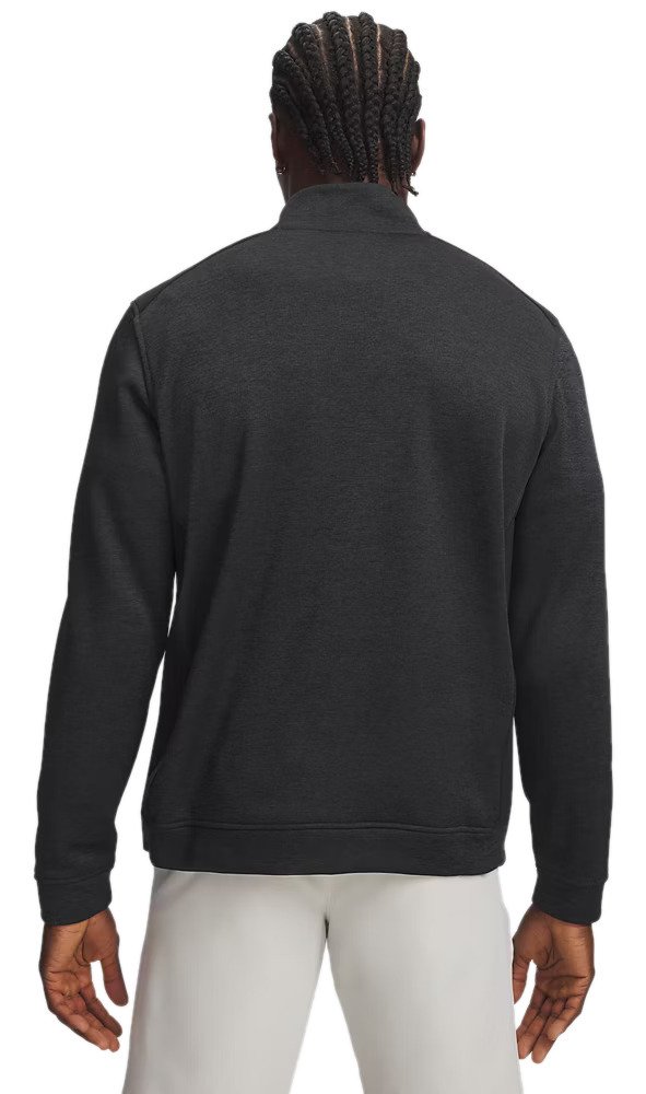 Under Armour Sweaterfleece Hybrid HZ pánska mikina, čierna