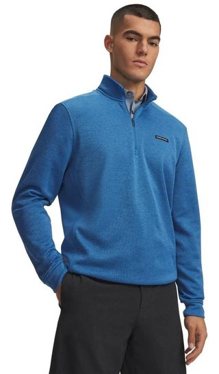 Under Armour Sweaterfleece Hybrid HZ pánska mikina, modrá
