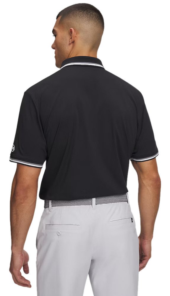 Under Armour ArmourDry Rib pánske polo, čierne