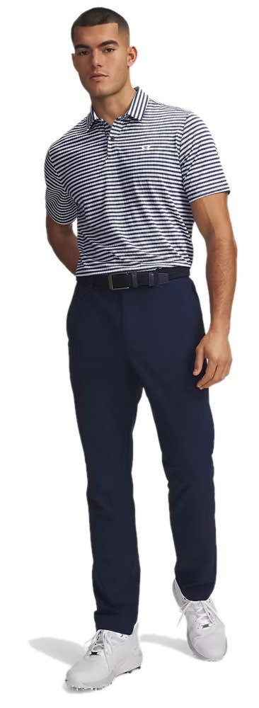 Under Armour Tech Tapered pánske nohavice, academy/biele