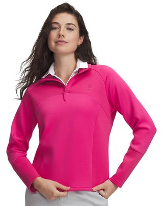 Under Armour UA Drive Midlayer 1/4 zip dámska mikina, ružová