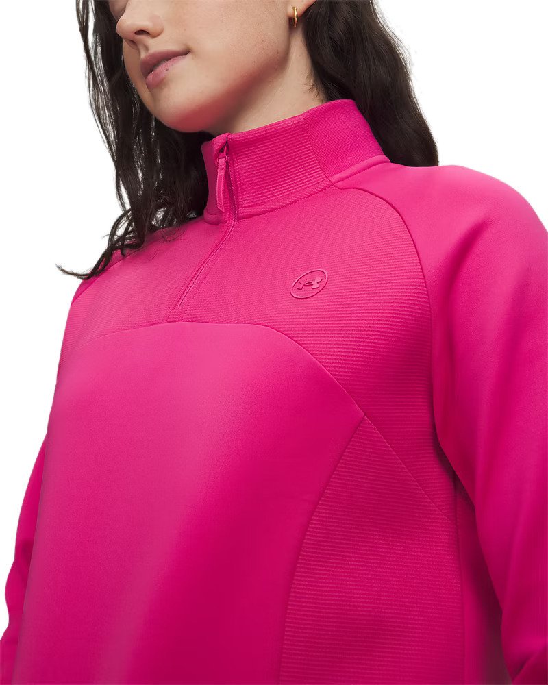 Under Armour UA Drive Midlayer 1/4 zip dámska mikina, ružová