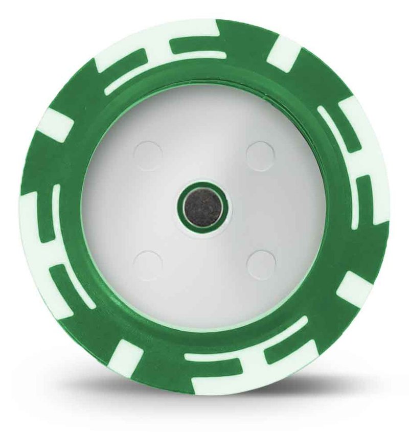 Masters Golf Poker Chip Disc Holder, zelený