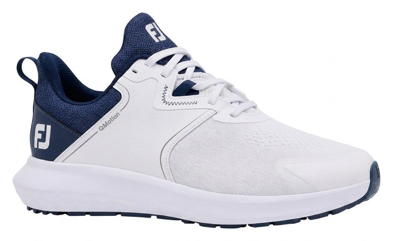 FootJoy Qmotion pánske golfové topánky, bielo/tmavomodré