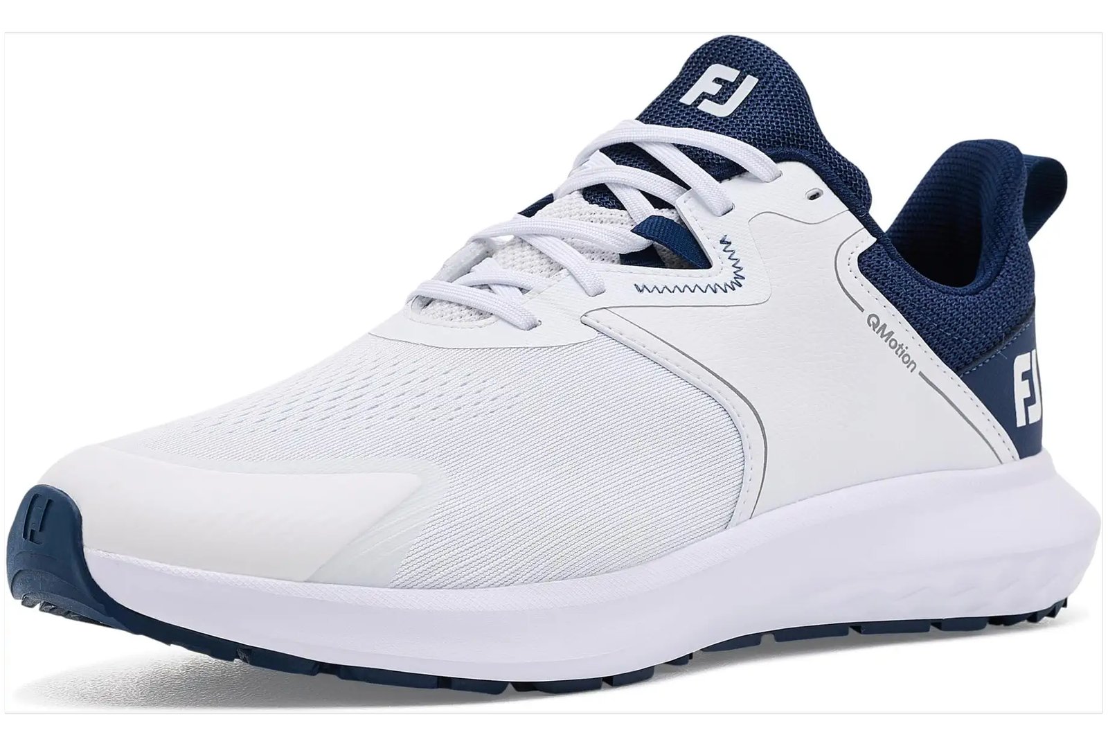 FootJoy Qmotion pánske golfové topánky, bielo/tmavomodré