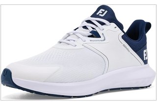 FootJoy Qmotion pánske golfové topánky, bielo/tmavomodré